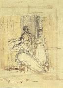Edouard Manet, Etude Pour 'Le balcon' (mk40)